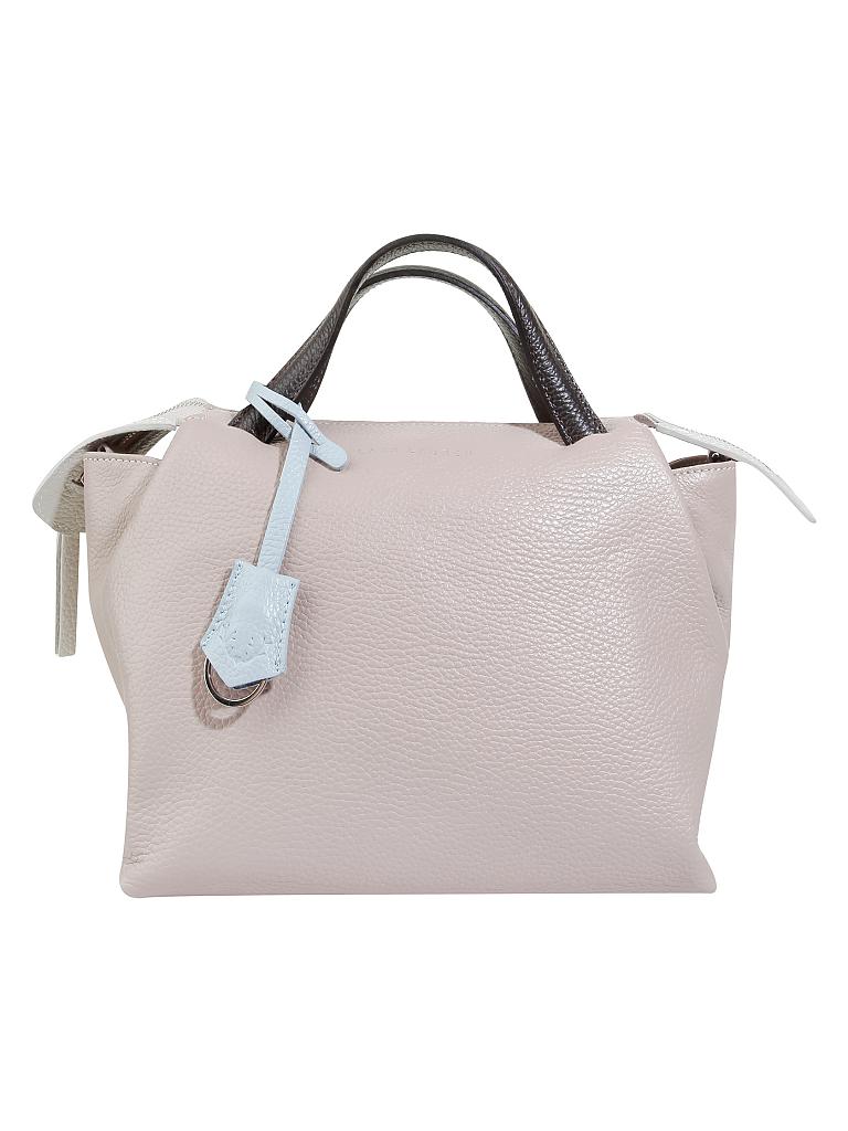 LARA LAUREN Ledertasche Handtasche rosa